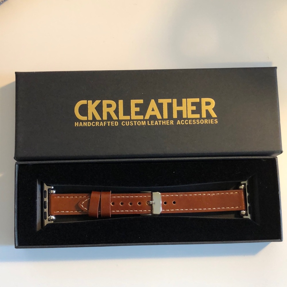Genuine Leather Apple Watch band fits 38/40mm